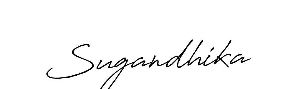 It looks lik you need a new signature style for name Sugandhika. Design unique handwritten (Antro_Vectra_Bolder) signature with our free signature maker in just a few clicks. Sugandhika signature style 7 images and pictures png