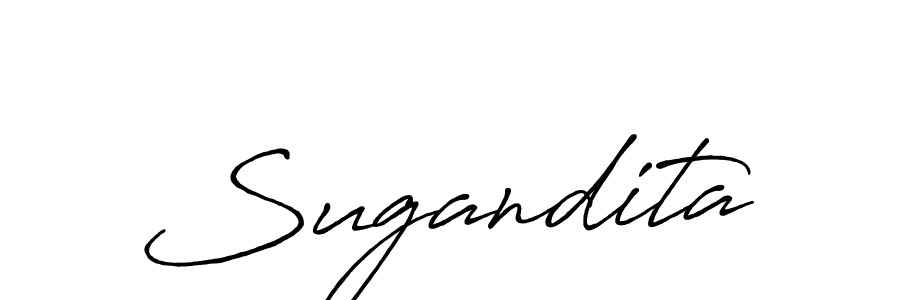 You should practise on your own different ways (Antro_Vectra_Bolder) to write your name (Sugandita) in signature. don't let someone else do it for you. Sugandita signature style 7 images and pictures png