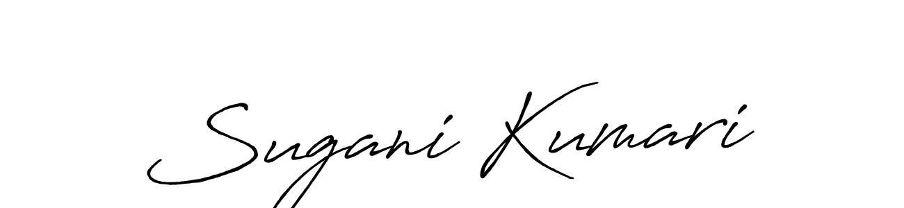Design your own signature with our free online signature maker. With this signature software, you can create a handwritten (Antro_Vectra_Bolder) signature for name Sugani Kumari. Sugani Kumari signature style 7 images and pictures png