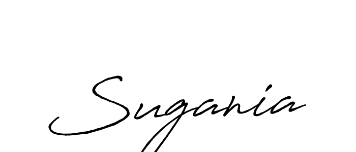 Also You can easily find your signature by using the search form. We will create Sugania name handwritten signature images for you free of cost using Antro_Vectra_Bolder sign style. Sugania signature style 7 images and pictures png