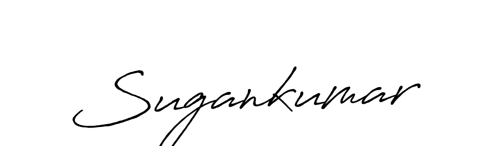 Use a signature maker to create a handwritten signature online. With this signature software, you can design (Antro_Vectra_Bolder) your own signature for name Sugankumar. Sugankumar signature style 7 images and pictures png
