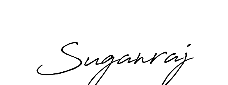 Use a signature maker to create a handwritten signature online. With this signature software, you can design (Antro_Vectra_Bolder) your own signature for name Suganraj. Suganraj signature style 7 images and pictures png