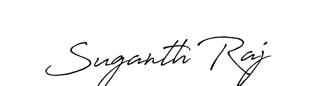 Make a beautiful signature design for name Suganth Raj. Use this online signature maker to create a handwritten signature for free. Suganth Raj signature style 7 images and pictures png
