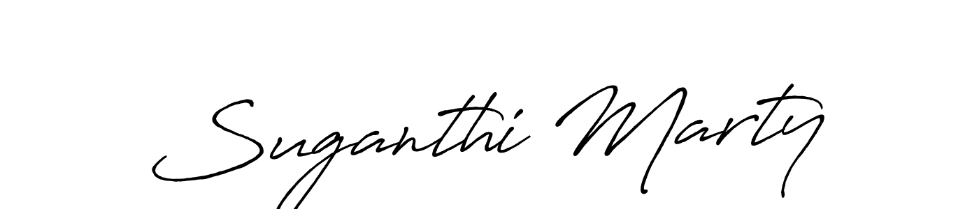 It looks lik you need a new signature style for name Suganthi Marty. Design unique handwritten (Antro_Vectra_Bolder) signature with our free signature maker in just a few clicks. Suganthi Marty signature style 7 images and pictures png