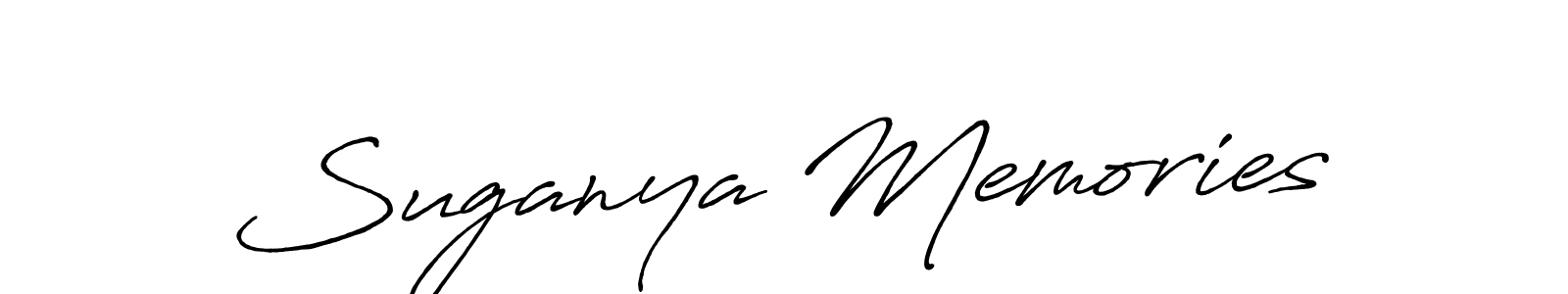 It looks lik you need a new signature style for name Suganya Memories. Design unique handwritten (Antro_Vectra_Bolder) signature with our free signature maker in just a few clicks. Suganya Memories signature style 7 images and pictures png
