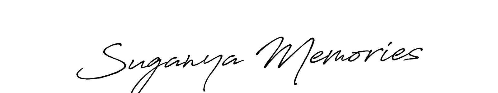 It looks lik you need a new signature style for name Suganya Memories. Design unique handwritten (Antro_Vectra_Bolder) signature with our free signature maker in just a few clicks. Suganya Memories signature style 7 images and pictures png