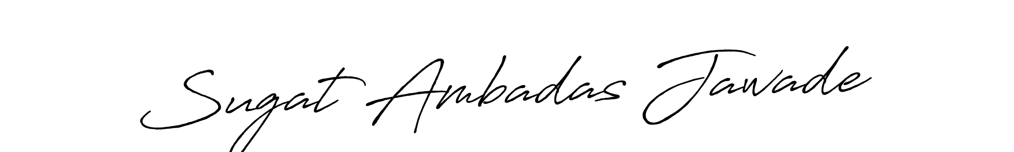 See photos of Sugat Ambadas Jawade official signature by Spectra . Check more albums & portfolios. Read reviews & check more about Antro_Vectra_Bolder font. Sugat Ambadas Jawade signature style 7 images and pictures png