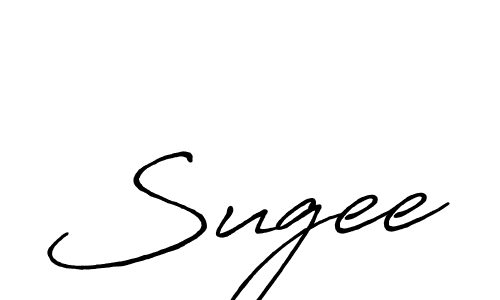 if you are searching for the best signature style for your name Sugee. so please give up your signature search. here we have designed multiple signature styles  using Antro_Vectra_Bolder. Sugee signature style 7 images and pictures png