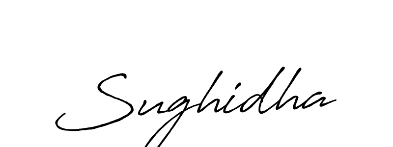 Make a beautiful signature design for name Sughidha. With this signature (Antro_Vectra_Bolder) style, you can create a handwritten signature for free. Sughidha signature style 7 images and pictures png