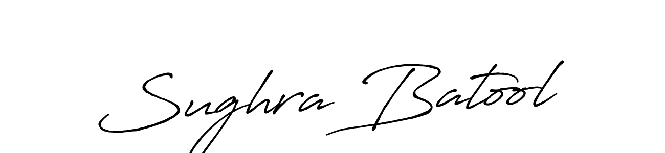 It looks lik you need a new signature style for name Sughra Batool. Design unique handwritten (Antro_Vectra_Bolder) signature with our free signature maker in just a few clicks. Sughra Batool signature style 7 images and pictures png