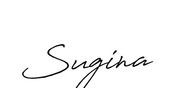 Sugina stylish signature style. Best Handwritten Sign (Antro_Vectra_Bolder) for my name. Handwritten Signature Collection Ideas for my name Sugina. Sugina signature style 7 images and pictures png
