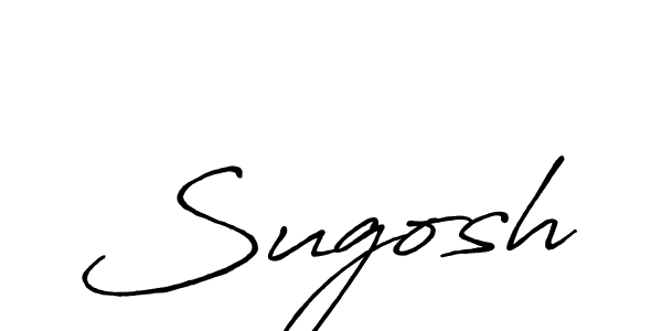 Use a signature maker to create a handwritten signature online. With this signature software, you can design (Antro_Vectra_Bolder) your own signature for name Sugosh. Sugosh signature style 7 images and pictures png