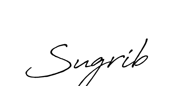 You should practise on your own different ways (Antro_Vectra_Bolder) to write your name (Sugrib) in signature. don't let someone else do it for you. Sugrib signature style 7 images and pictures png