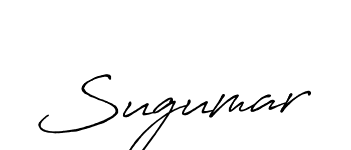 Make a beautiful signature design for name Sugumar. With this signature (Antro_Vectra_Bolder) style, you can create a handwritten signature for free. Sugumar signature style 7 images and pictures png