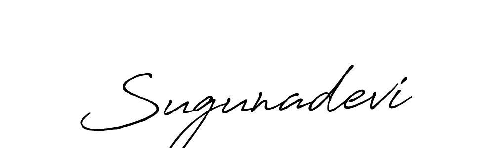 Design your own signature with our free online signature maker. With this signature software, you can create a handwritten (Antro_Vectra_Bolder) signature for name Sugunadevi. Sugunadevi signature style 7 images and pictures png