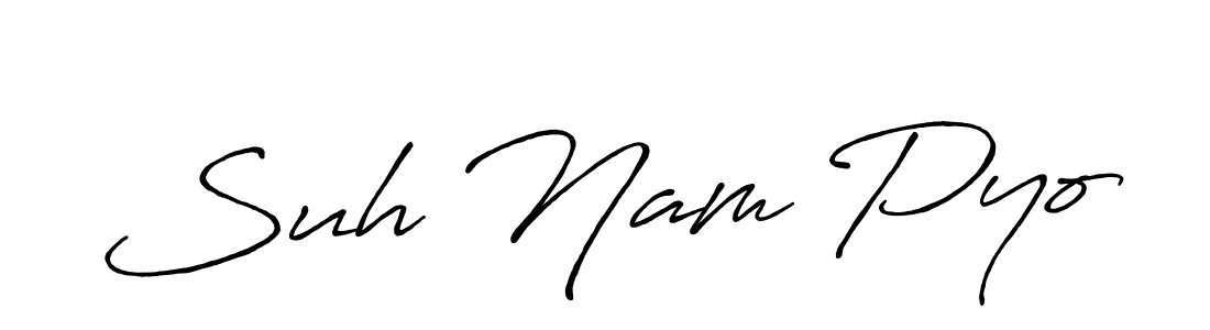 Also we have Suh Nam Pyo name is the best signature style. Create professional handwritten signature collection using Antro_Vectra_Bolder autograph style. Suh Nam Pyo signature style 7 images and pictures png