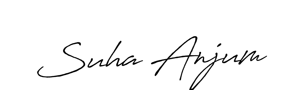 It looks lik you need a new signature style for name Suha Anjum. Design unique handwritten (Antro_Vectra_Bolder) signature with our free signature maker in just a few clicks. Suha Anjum signature style 7 images and pictures png