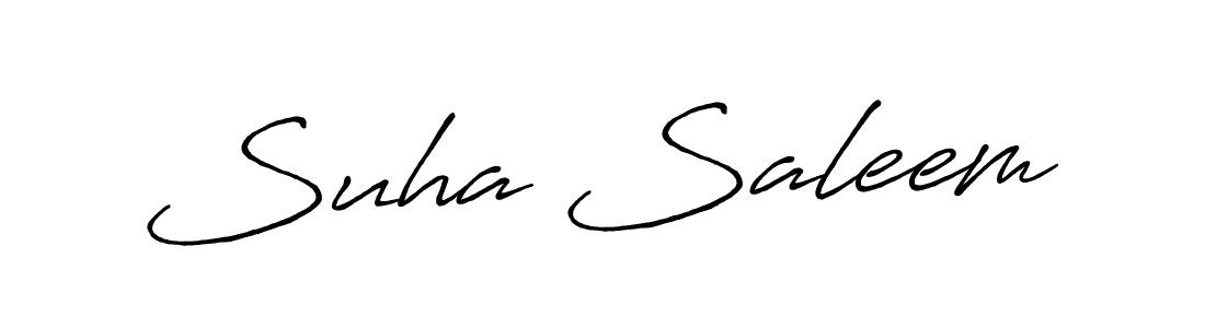 Also we have Suha Saleem name is the best signature style. Create professional handwritten signature collection using Antro_Vectra_Bolder autograph style. Suha Saleem signature style 7 images and pictures png