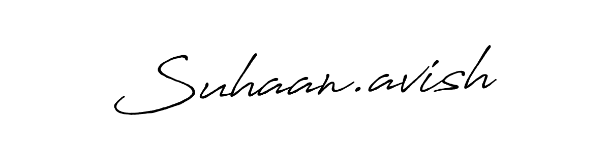 How to make Suhaan.avish signature? Antro_Vectra_Bolder is a professional autograph style. Create handwritten signature for Suhaan.avish name. Suhaan.avish signature style 7 images and pictures png