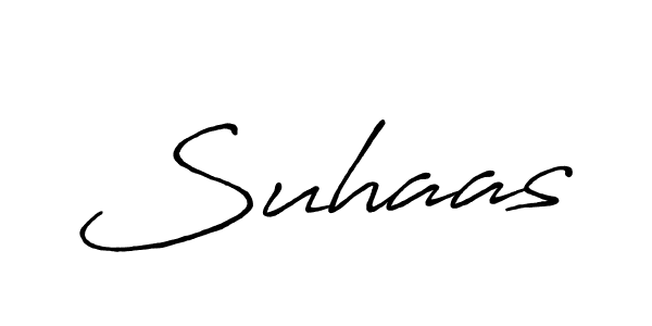 How to make Suhaas name signature. Use Antro_Vectra_Bolder style for creating short signs online. This is the latest handwritten sign. Suhaas signature style 7 images and pictures png