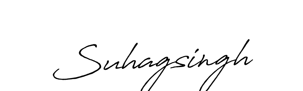 Make a beautiful signature design for name Suhagsingh. Use this online signature maker to create a handwritten signature for free. Suhagsingh signature style 7 images and pictures png