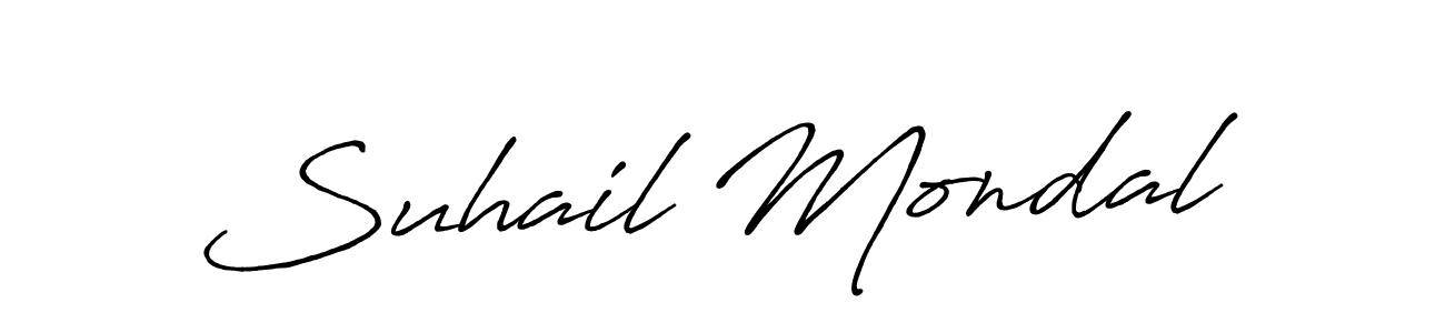 This is the best signature style for the Suhail Mondal name. Also you like these signature font (Antro_Vectra_Bolder). Mix name signature. Suhail Mondal signature style 7 images and pictures png