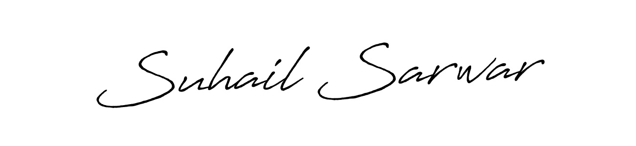 This is the best signature style for the Suhail Sarwar name. Also you like these signature font (Antro_Vectra_Bolder). Mix name signature. Suhail Sarwar signature style 7 images and pictures png