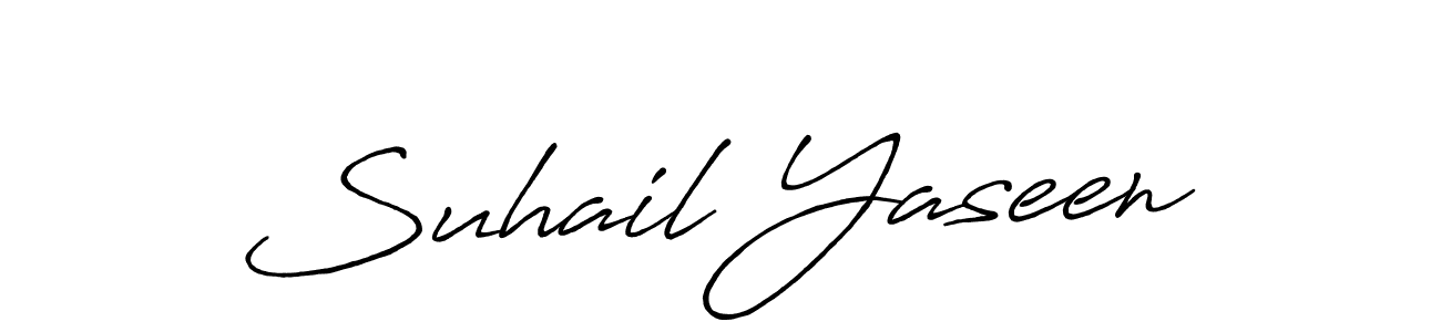Antro_Vectra_Bolder is a professional signature style that is perfect for those who want to add a touch of class to their signature. It is also a great choice for those who want to make their signature more unique. Get Suhail Yaseen name to fancy signature for free. Suhail Yaseen signature style 7 images and pictures png