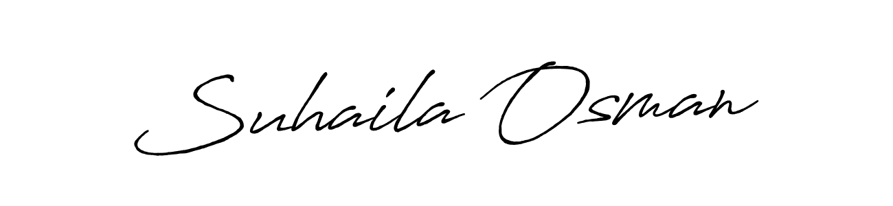 Suhaila Osman stylish signature style. Best Handwritten Sign (Antro_Vectra_Bolder) for my name. Handwritten Signature Collection Ideas for my name Suhaila Osman. Suhaila Osman signature style 7 images and pictures png