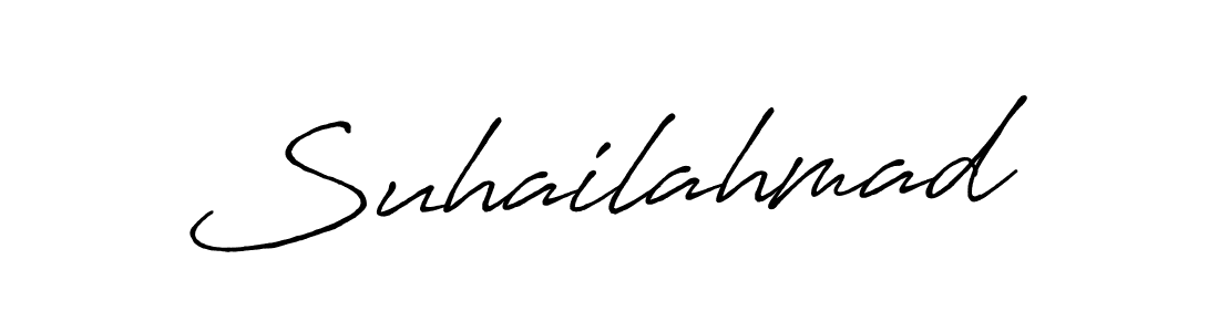 Make a beautiful signature design for name Suhailahmad. Use this online signature maker to create a handwritten signature for free. Suhailahmad signature style 7 images and pictures png