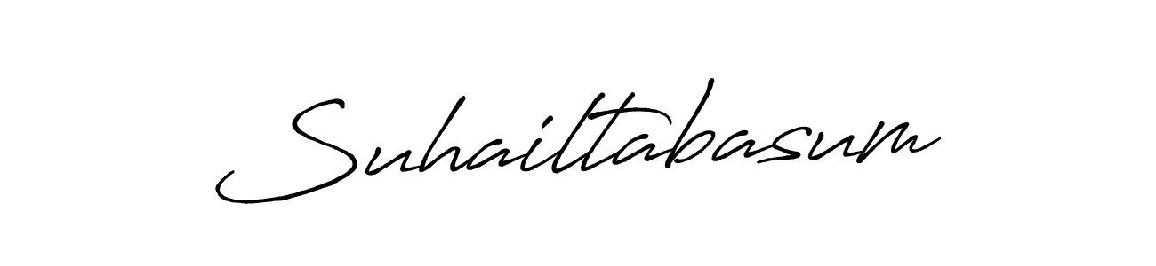 How to make Suhailtabasum signature? Antro_Vectra_Bolder is a professional autograph style. Create handwritten signature for Suhailtabasum name. Suhailtabasum signature style 7 images and pictures png