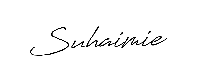 Make a beautiful signature design for name Suhaimie. Use this online signature maker to create a handwritten signature for free. Suhaimie signature style 7 images and pictures png