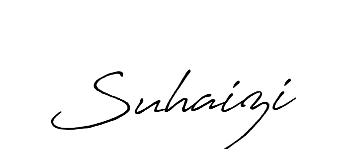How to make Suhaizi signature? Antro_Vectra_Bolder is a professional autograph style. Create handwritten signature for Suhaizi name. Suhaizi signature style 7 images and pictures png