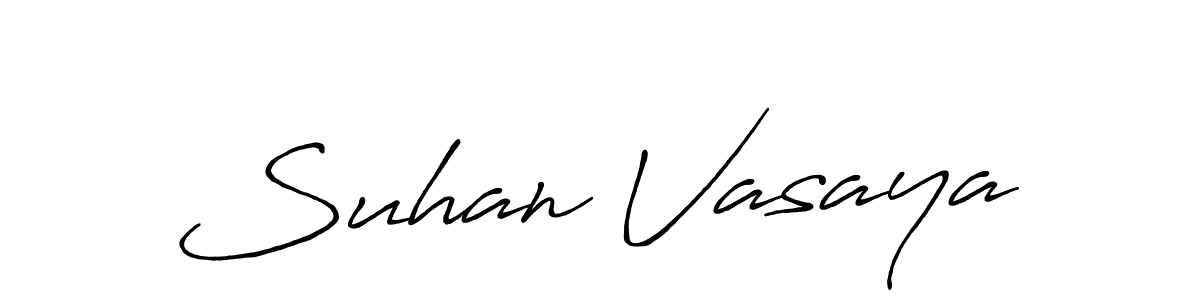 How to make Suhan Vasaya signature? Antro_Vectra_Bolder is a professional autograph style. Create handwritten signature for Suhan Vasaya name. Suhan Vasaya signature style 7 images and pictures png