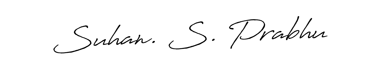 Make a beautiful signature design for name Suhan. S. Prabhu. Use this online signature maker to create a handwritten signature for free. Suhan. S. Prabhu signature style 7 images and pictures png