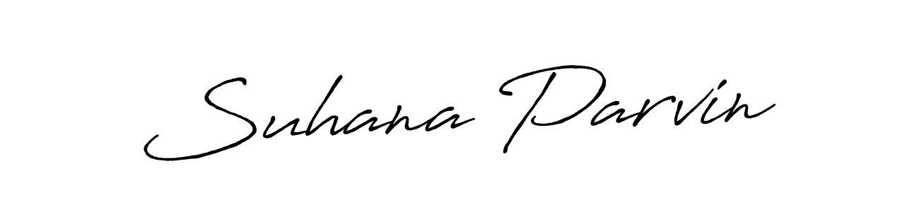 You can use this online signature creator to create a handwritten signature for the name Suhana Parvin. This is the best online autograph maker. Suhana Parvin signature style 7 images and pictures png