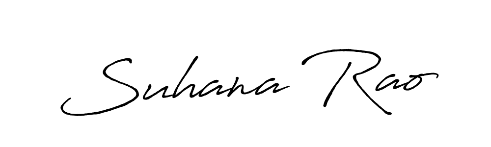 Make a short Suhana Rao signature style. Manage your documents anywhere anytime using Antro_Vectra_Bolder. Create and add eSignatures, submit forms, share and send files easily. Suhana Rao signature style 7 images and pictures png