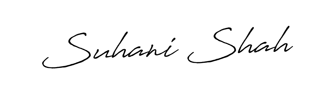 This is the best signature style for the Suhani Shah name. Also you like these signature font (Antro_Vectra_Bolder). Mix name signature. Suhani Shah signature style 7 images and pictures png