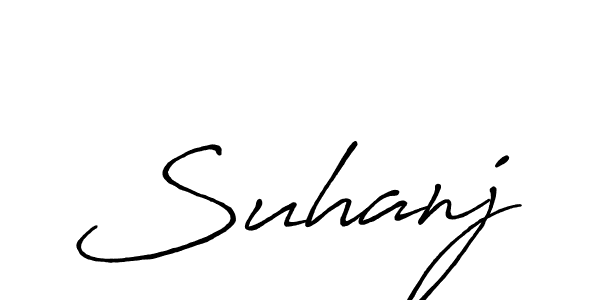 You should practise on your own different ways (Antro_Vectra_Bolder) to write your name (Suhanj) in signature. don't let someone else do it for you. Suhanj signature style 7 images and pictures png