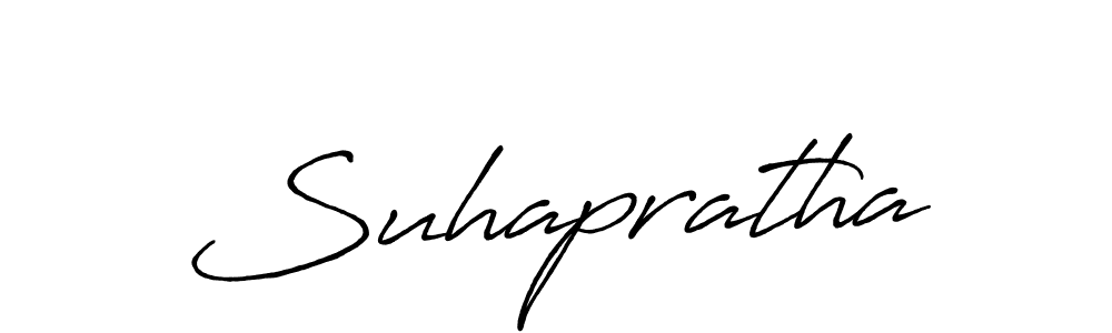 Use a signature maker to create a handwritten signature online. With this signature software, you can design (Antro_Vectra_Bolder) your own signature for name Suhapratha. Suhapratha signature style 7 images and pictures png