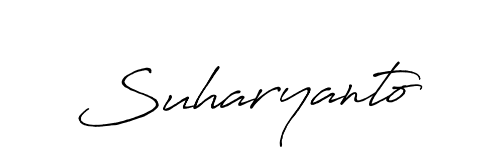 The best way (Antro_Vectra_Bolder) to make a short signature is to pick only two or three words in your name. The name Suharyanto include a total of six letters. For converting this name. Suharyanto signature style 7 images and pictures png