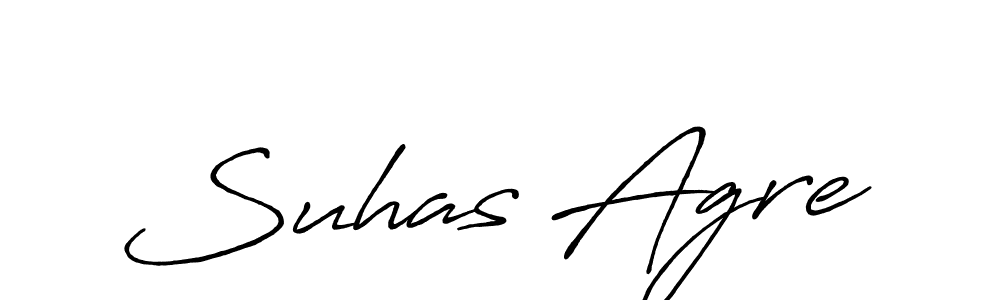 Use a signature maker to create a handwritten signature online. With this signature software, you can design (Antro_Vectra_Bolder) your own signature for name Suhas Agre. Suhas Agre signature style 7 images and pictures png