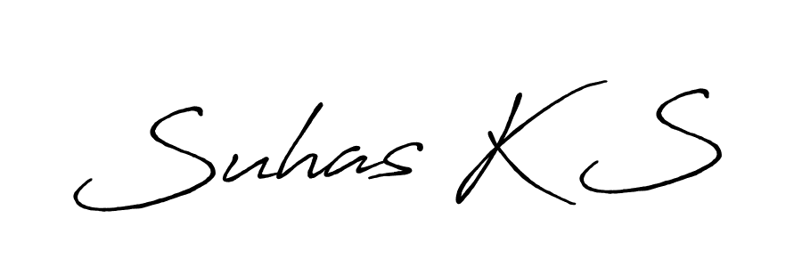 Once you've used our free online signature maker to create your best signature Antro_Vectra_Bolder style, it's time to enjoy all of the benefits that Suhas K S name signing documents. Suhas K S signature style 7 images and pictures png