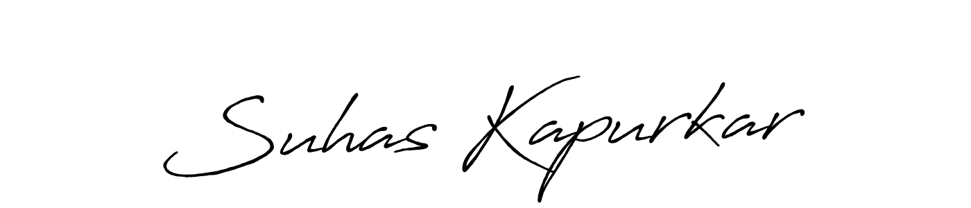 Suhas Kapurkar stylish signature style. Best Handwritten Sign (Antro_Vectra_Bolder) for my name. Handwritten Signature Collection Ideas for my name Suhas Kapurkar. Suhas Kapurkar signature style 7 images and pictures png