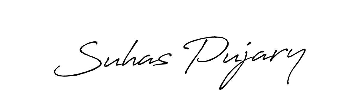 Make a beautiful signature design for name Suhas Pujary. Use this online signature maker to create a handwritten signature for free. Suhas Pujary signature style 7 images and pictures png