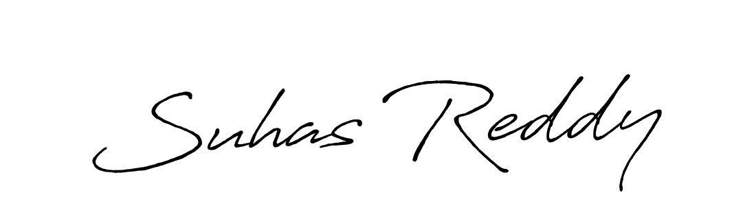 Design your own signature with our free online signature maker. With this signature software, you can create a handwritten (Antro_Vectra_Bolder) signature for name Suhas Reddy. Suhas Reddy signature style 7 images and pictures png