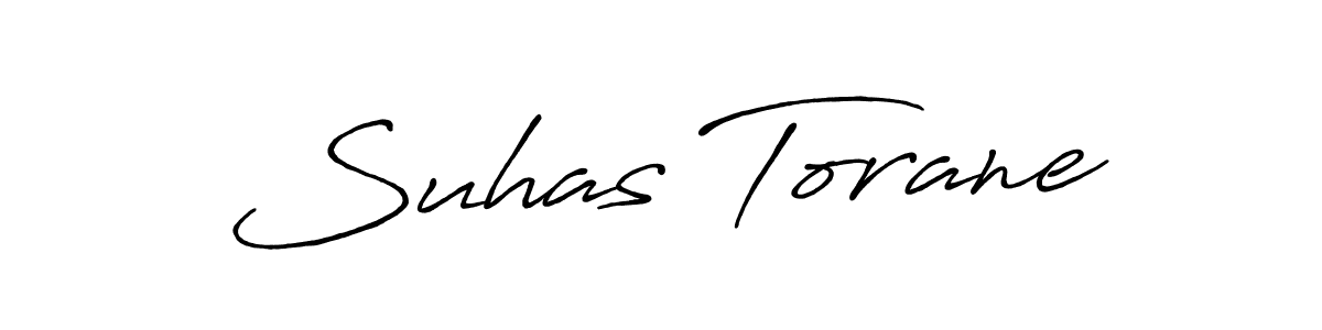 Design your own signature with our free online signature maker. With this signature software, you can create a handwritten (Antro_Vectra_Bolder) signature for name Suhas Torane. Suhas Torane signature style 7 images and pictures png
