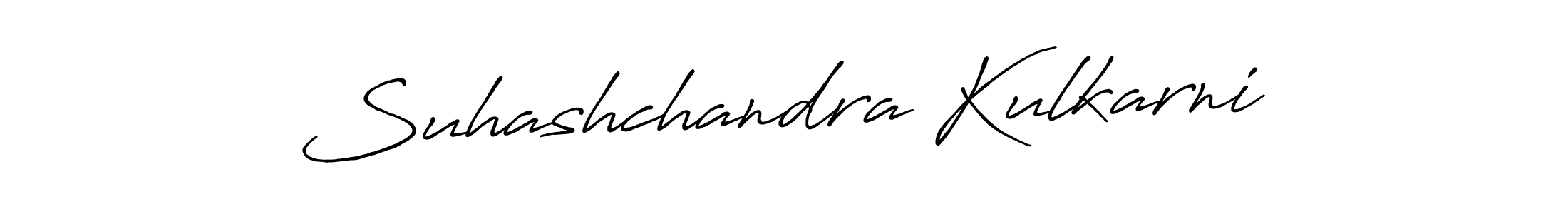 Design your own signature with our free online signature maker. With this signature software, you can create a handwritten (Antro_Vectra_Bolder) signature for name Suhashchandra Kulkarni. Suhashchandra Kulkarni signature style 7 images and pictures png