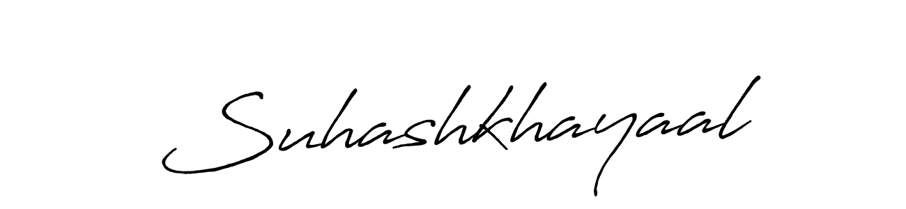 Suhashkhayaal stylish signature style. Best Handwritten Sign (Antro_Vectra_Bolder) for my name. Handwritten Signature Collection Ideas for my name Suhashkhayaal. Suhashkhayaal signature style 7 images and pictures png