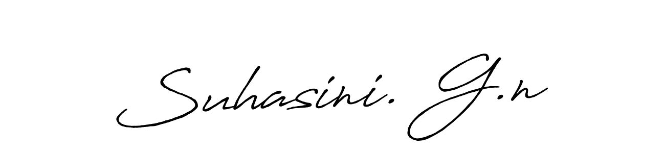 How to make Suhasini. G.n name signature. Use Antro_Vectra_Bolder style for creating short signs online. This is the latest handwritten sign. Suhasini. G.n signature style 7 images and pictures png